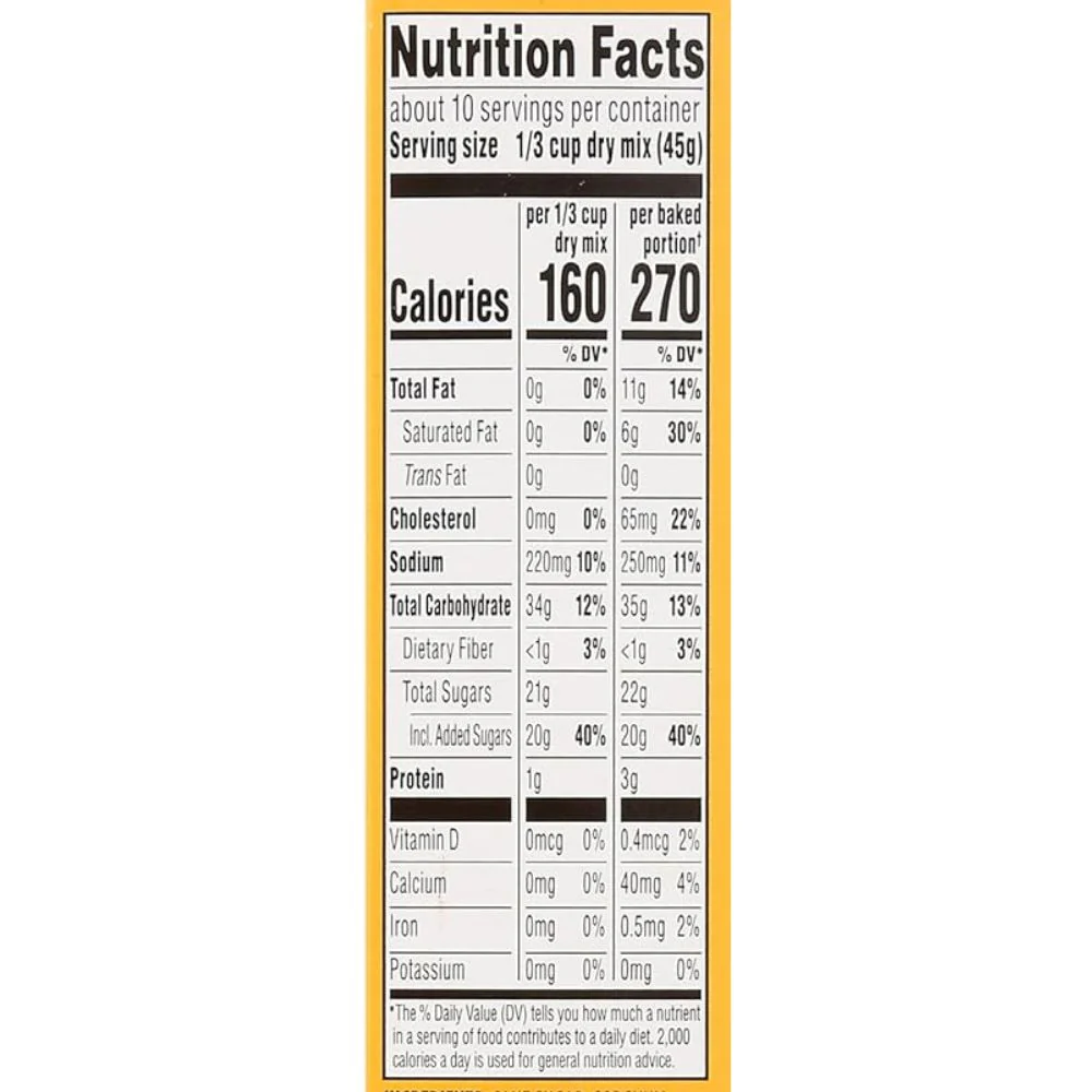 365 Whole Market Food Gluten Free Classic Yellow Cake Mix 454g - Image 2