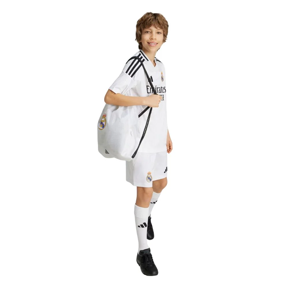 Adidas Camiseta Uniforme Local Real Madrid 24/25 White Para Niños - Image 6
