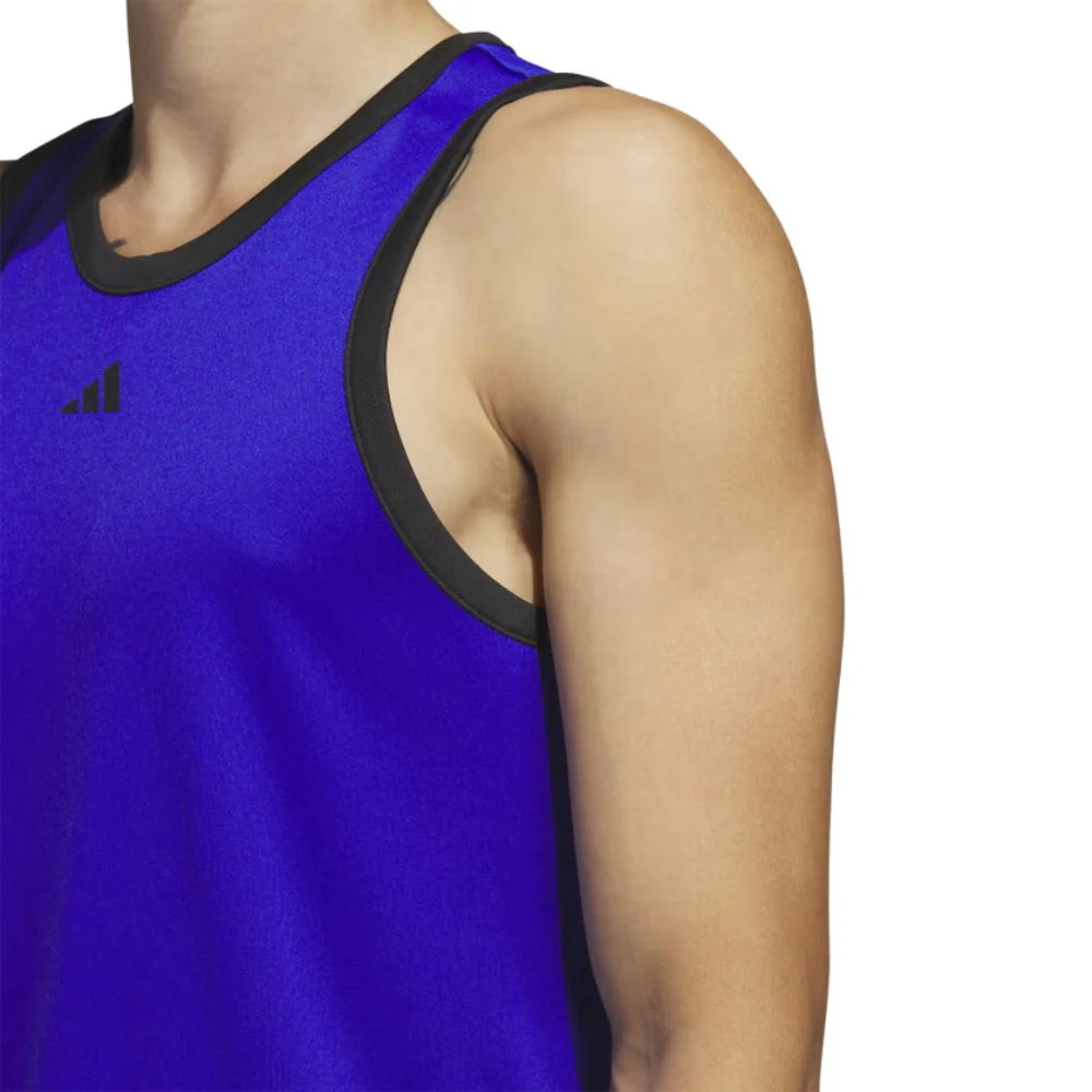 Adidas Franelilla Sin Mangas Basketball Para Caballeros - Image 3