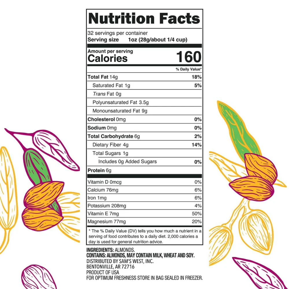 Member's Mark Sliced Almonds Unroasted Unsalted 907g - Image 4