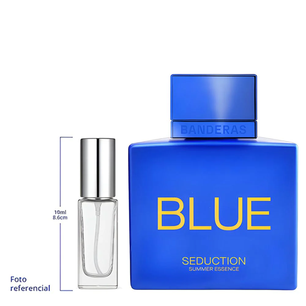 Antonio Banderas Blue Seduction Summer Essence Decant Travel Size Eau De Toilette For Men - Image 2