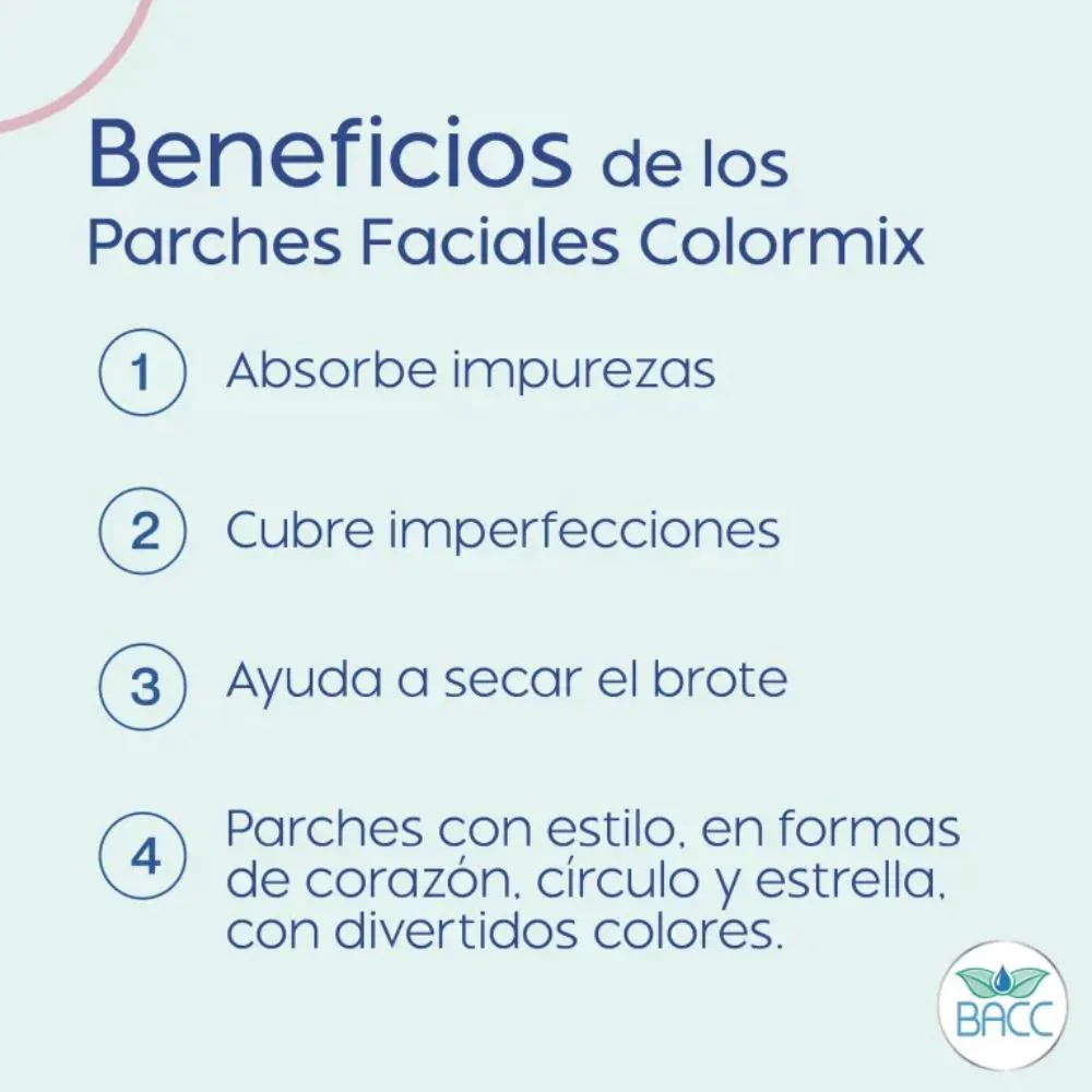 Bacc Parches Faciales Color Mix 36Und - Image 4