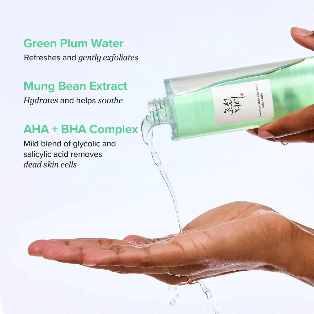 Beauty Of Joseon Green Plum Refreshing Toner AHA + BHA 150ml - Image 3