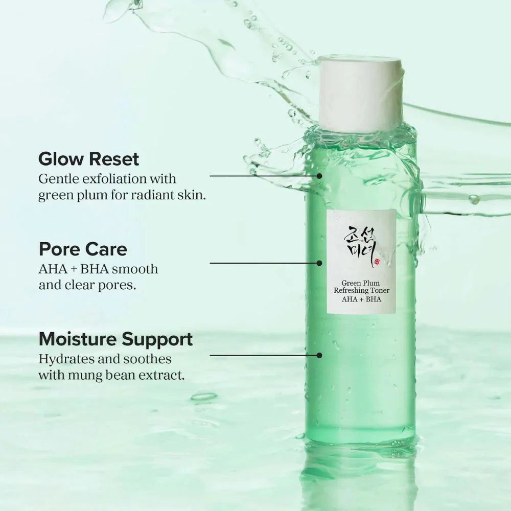 Beauty Of Joseon Green Plum Refreshing Toner AHA + BHA 150ml - Image 4