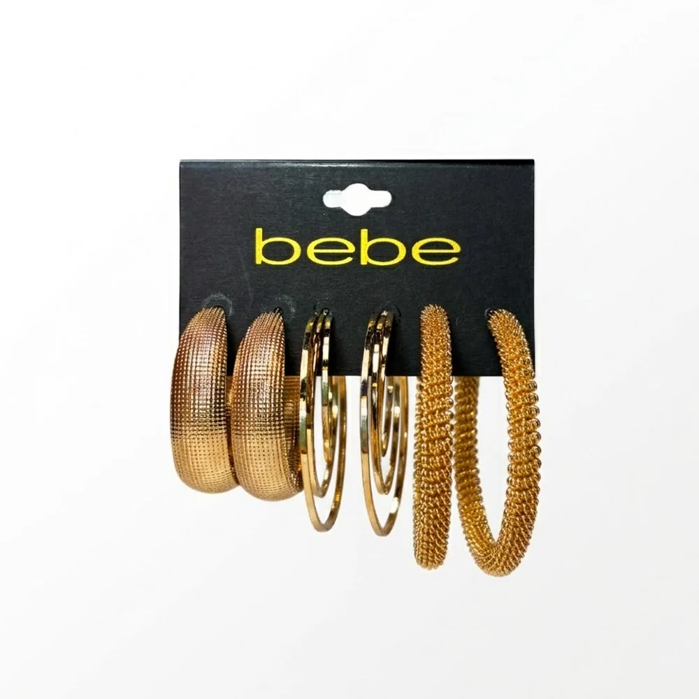 Bebe Set De 3 Pares De Aretes - Image 3