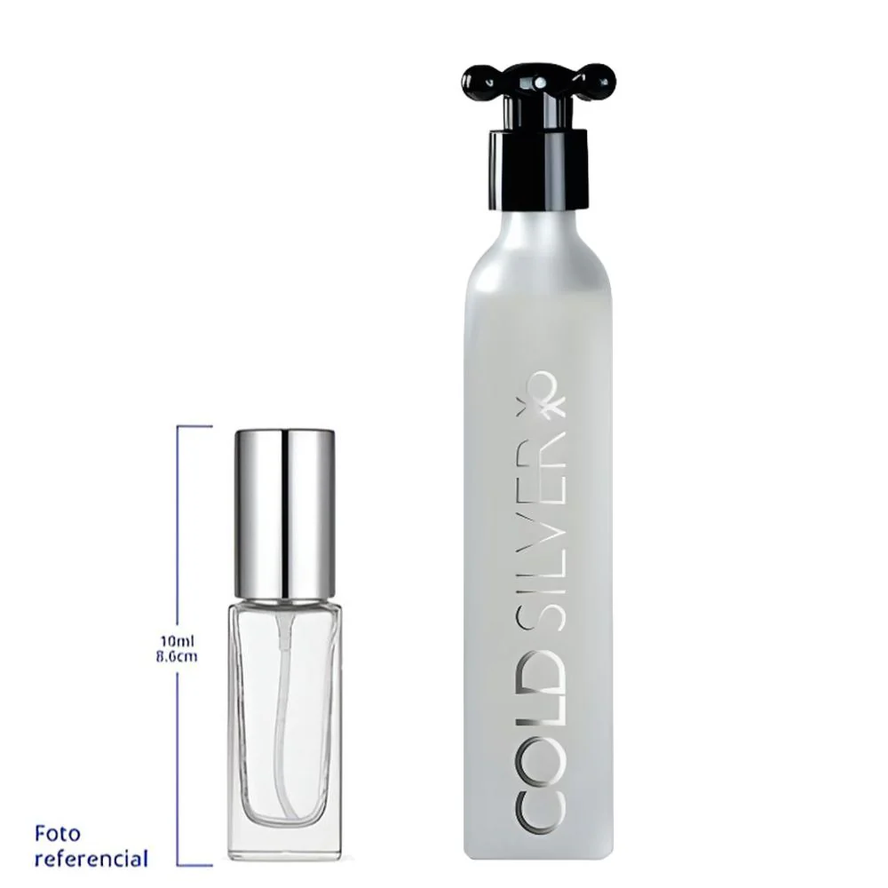 Benetton Cold Silver Decant Travel Size Eau de Toilette For Men - Image 2