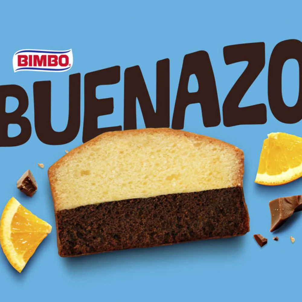 Bimbo Panque Buenazo Panque Sabor a Naranja y Semicubierta sabor a Chocolate 60gr - Image 2