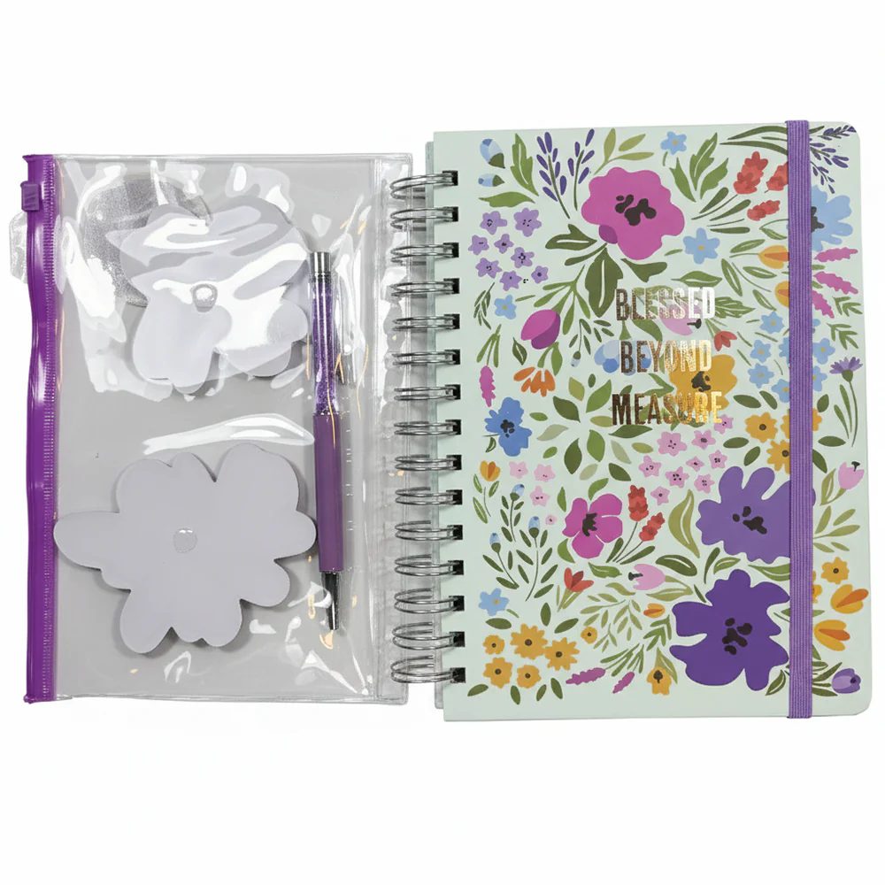 Libreta Espiral Con Bolígrafo Blessed Beyond Measure - Image 2
