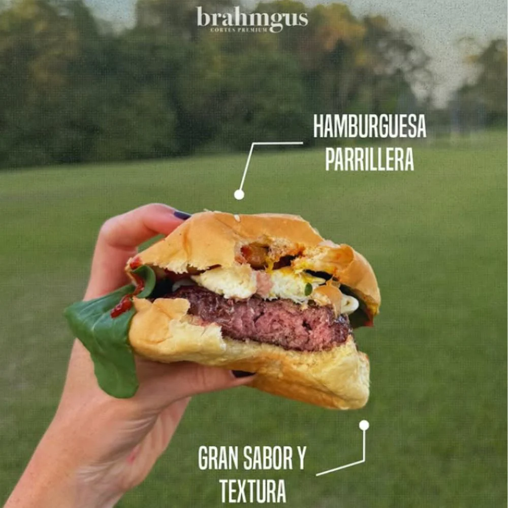 Carne De Hamburguesa Parrillera Brahmgus Meat 6 Und 130gr C/U - Image 2