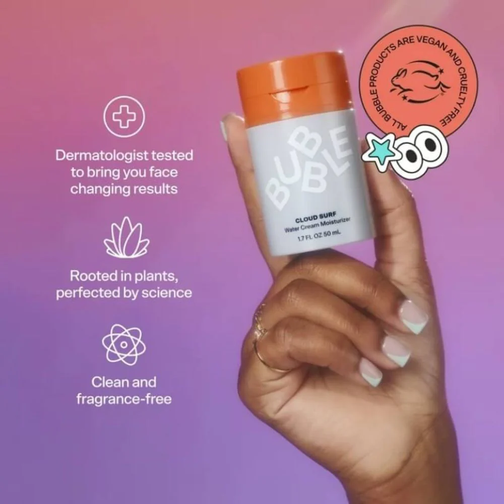 Bubble Cloud Surf Water Cream Moisturizer 50ml - Image 2