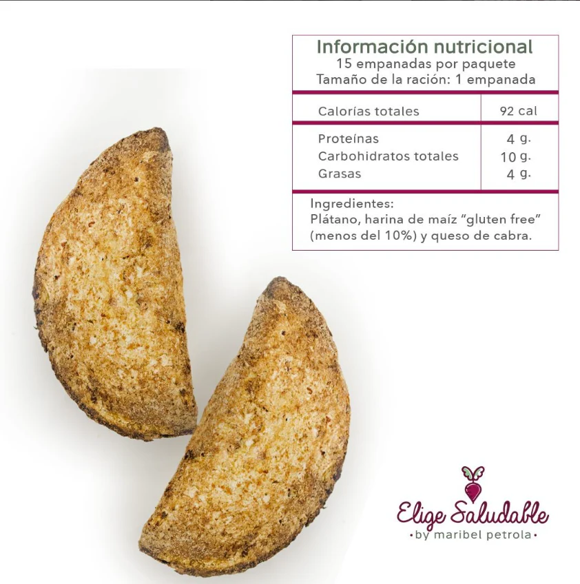 Nutriempanadas de Platano By Maribel Petrola Rellenas Con Queso 15 Und