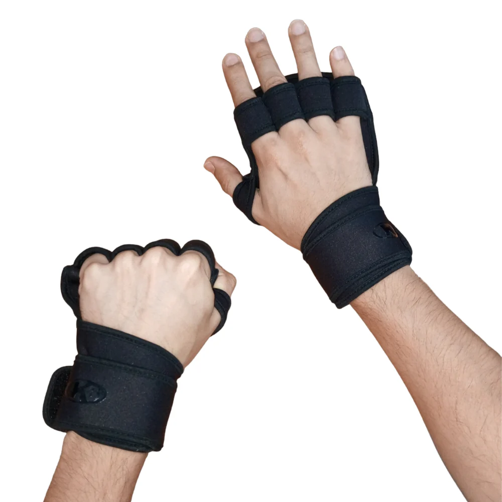 Calleras Para Crossfit+Gym  K6 Grip Premium Black