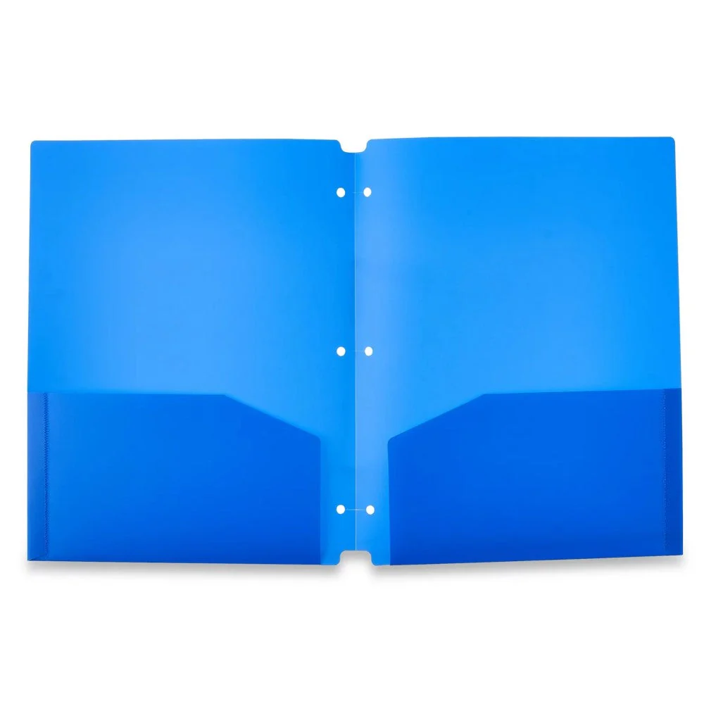 Carpeta Plastica con Huecos Pen + Gear Color Azul - Image 2