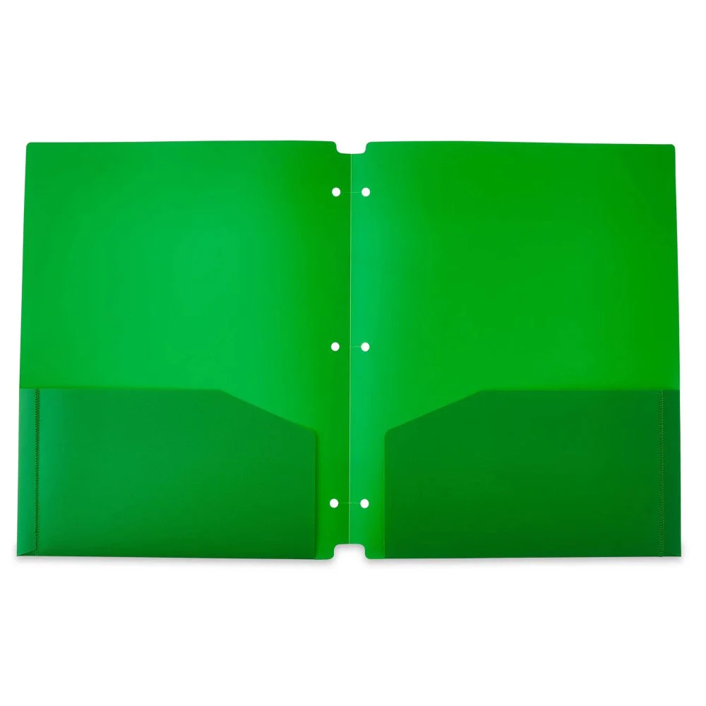 Carpeta Plastica con Huecos Pen + Gear Color Verde - Image 2