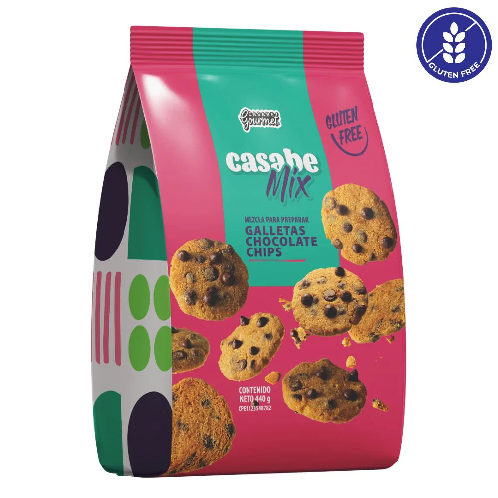 Casabe Gourmet Casabe Mix Galletas Choco Chips Mezcla 440g - Image 3