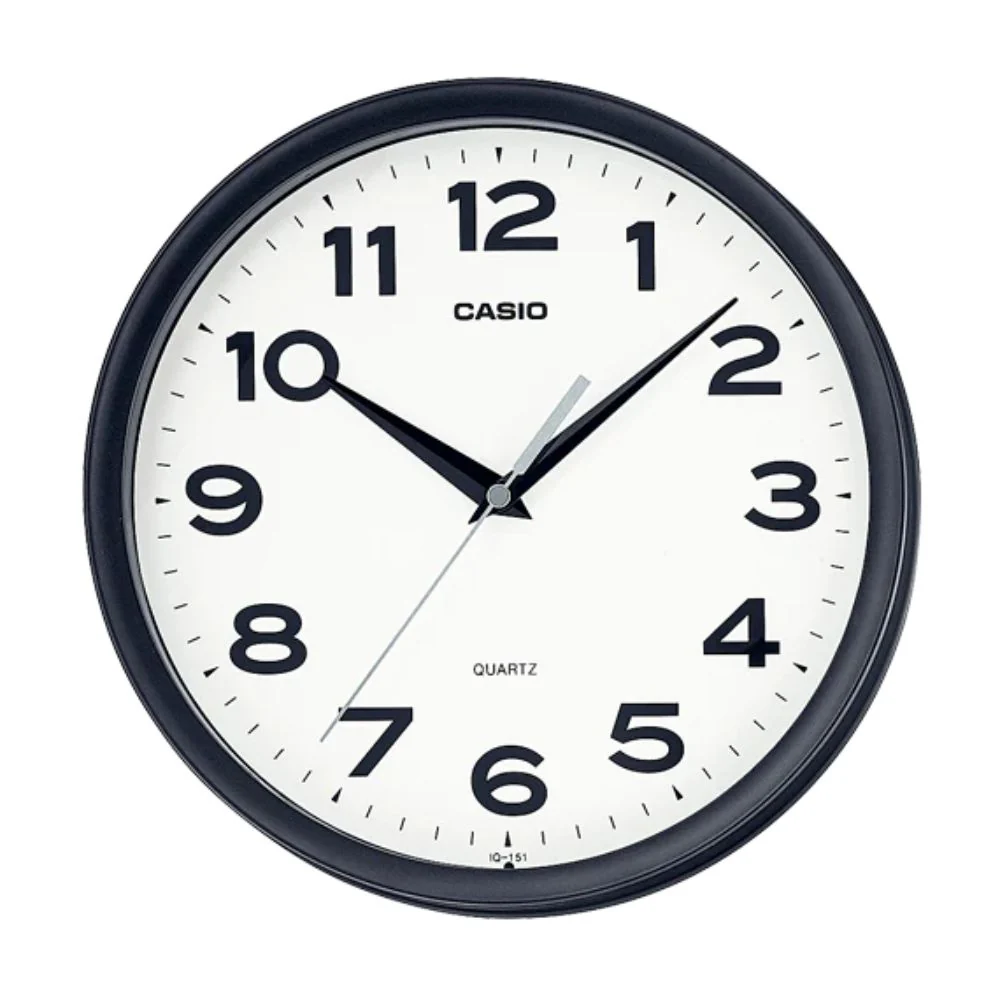 Casio Reloj de Pared Redondo Black
