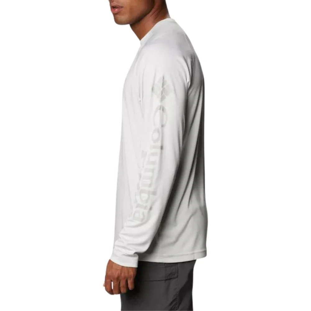 Columbia Franela para Caballeros Terminal Tackle Heather LS Shirt - Image 3