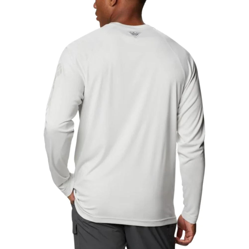 Columbia Franela para Caballeros Terminal Tackle Heather LS Shirt - Image 4