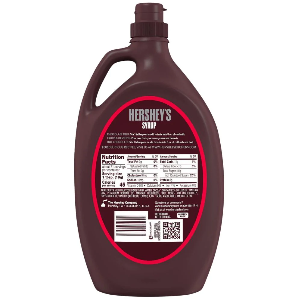 Syrup Hershey's  Chocolate 1.36 kg - Image 4