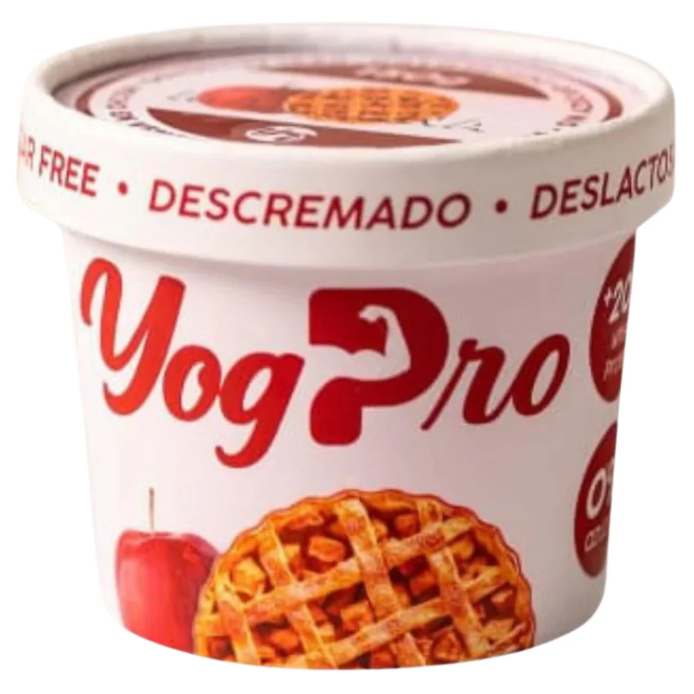 Yogurt Griego Yog Pro Descremado- Deslactosado Pie de Manzana 150g