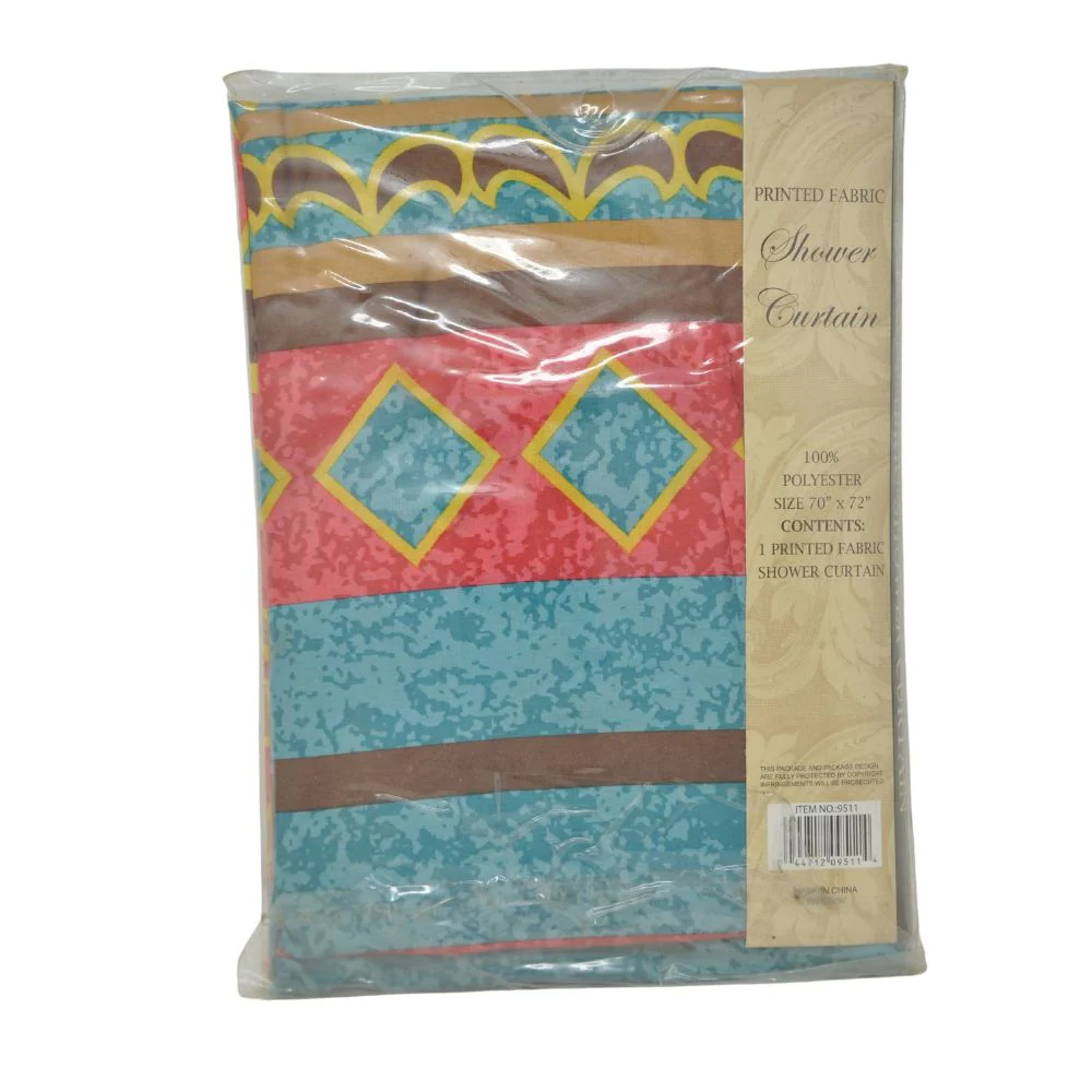 Cortina Para Ducha Printed Fabric Shower Curtain  70" x 72" Diseño Estampado - Image 2