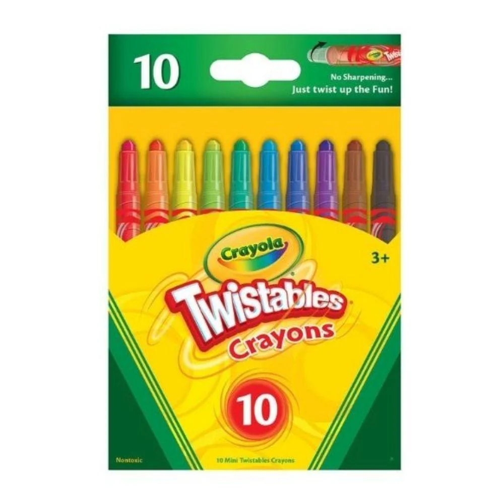 Crayola Creyones Mini Twistables 10 Piezas