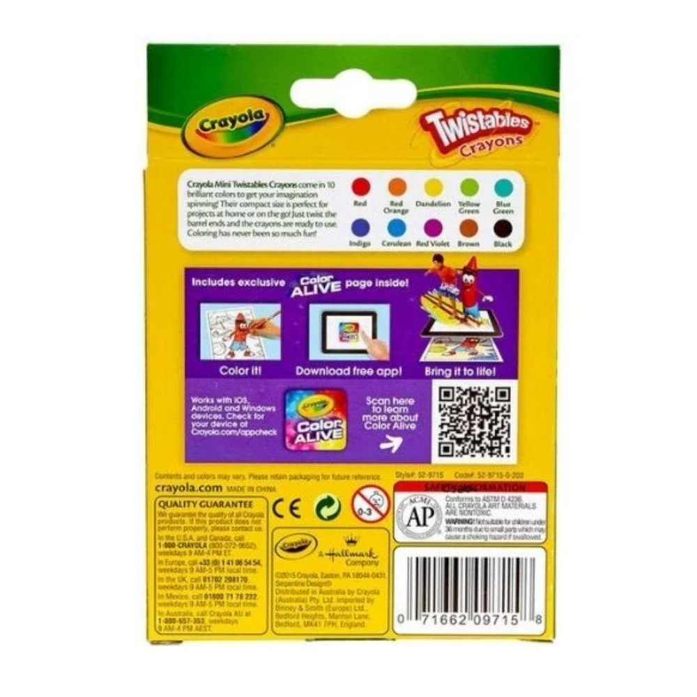 Crayola Creyones Mini Twistables 10 Piezas - Image 4