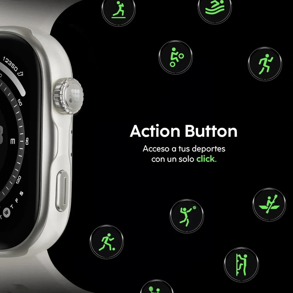 Cubitt Reloj Viva Pro 2 Con Bluetooth, Amoled, GPS y Salud Integrada Wolf Gray - Image 5