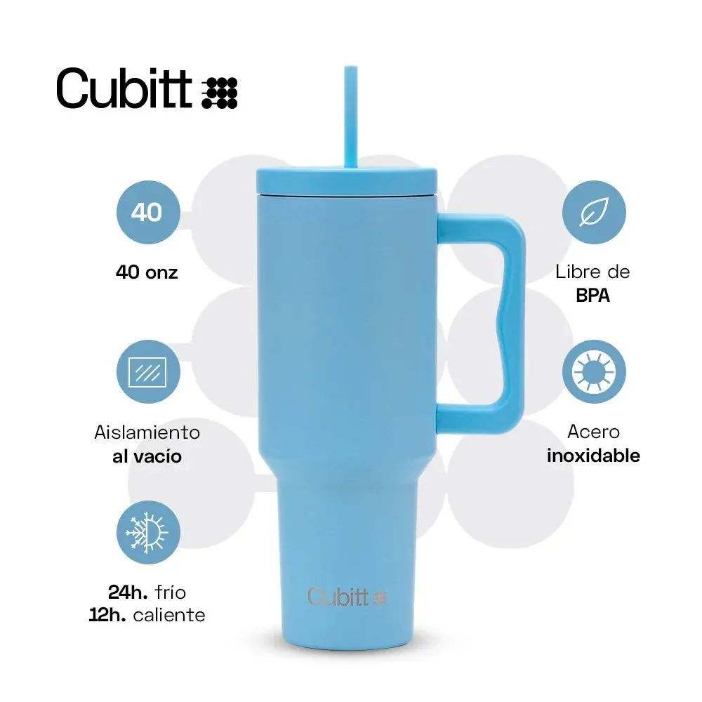 Cubitt Termo Tumbler Light Blue 40oz - Image 4