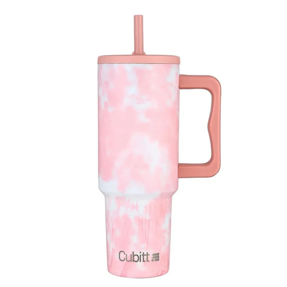 Cubitt Termo Tumbler Spill-Free Light Pink Tie Dye - Image 2
