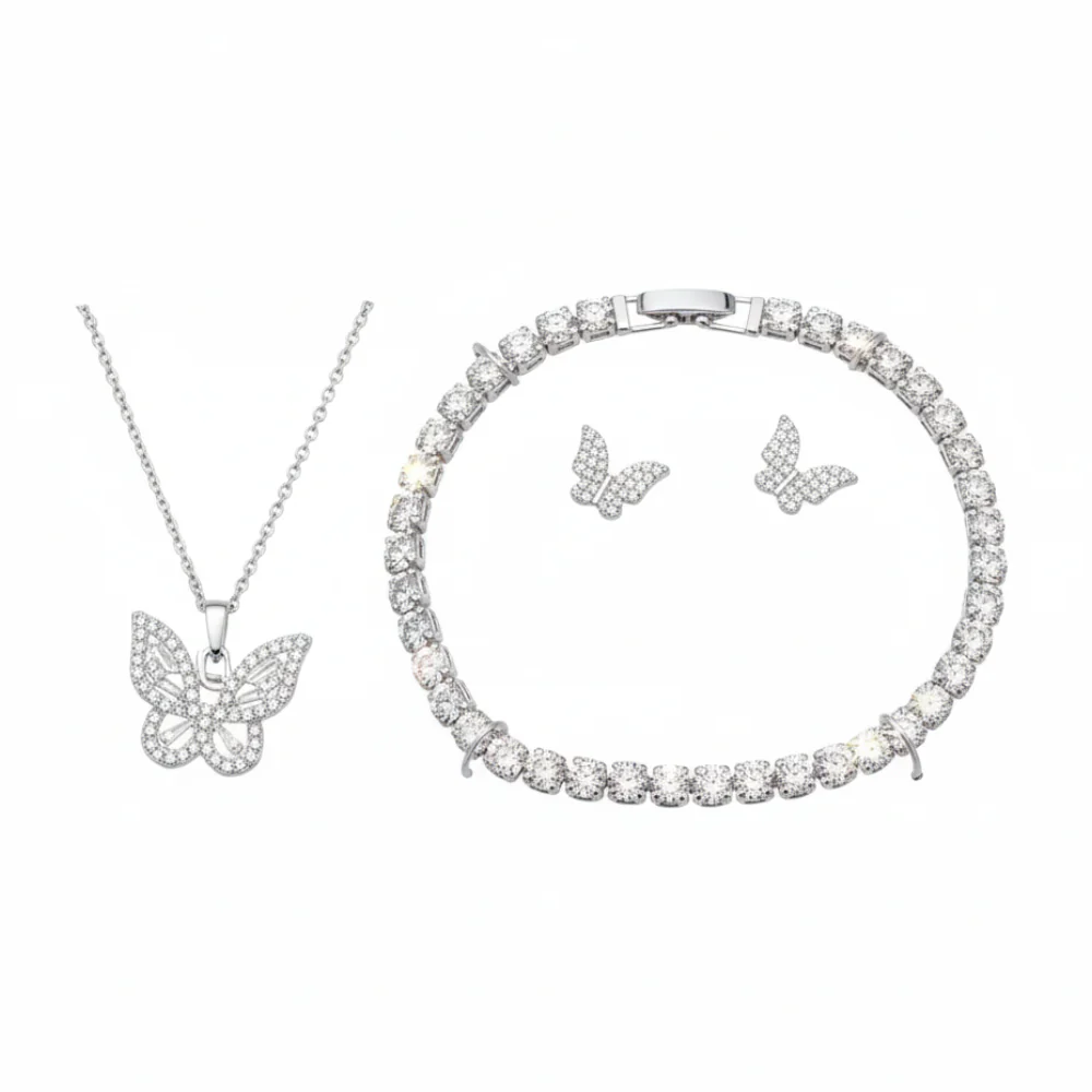 Danecraft Set De Accesorios Mariposa Cubic Zirconia - Image 2