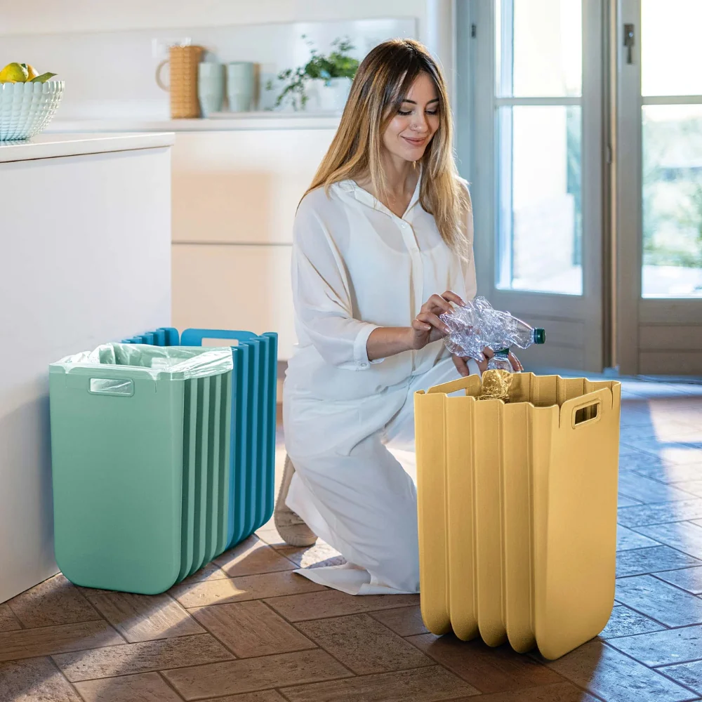 Guzzini Eco Packly Cesta Multifuncional Color Azul Brillante 25L - Image 2