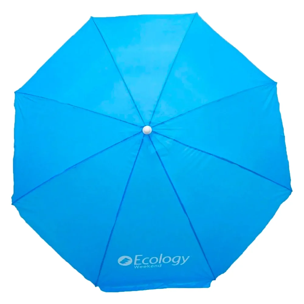 Ecology Sombrilla Playera Weekend Azul Claro 2.10m - Image 2