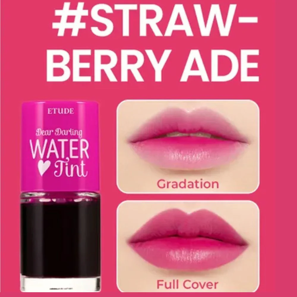 Etude Dear Darling Water Tint 01 Strawberry Ade - Image 3