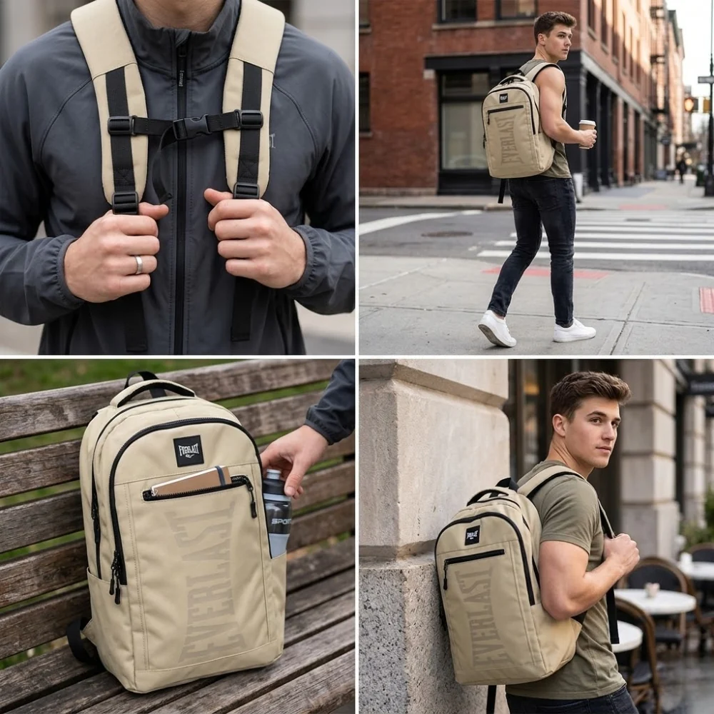 Everlast Backpack Republic Beige - Image 2