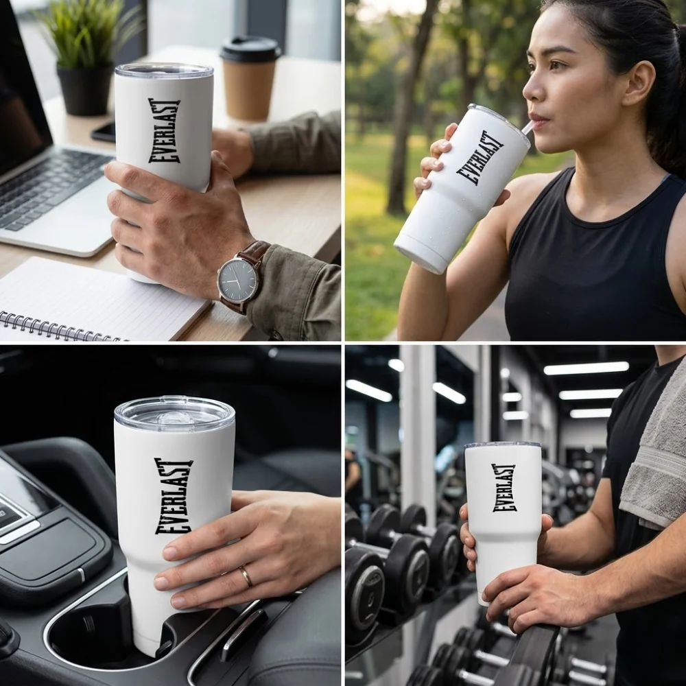 Everlast Vaso Termico Tumbler Hydro Color White 900ml - Image 3