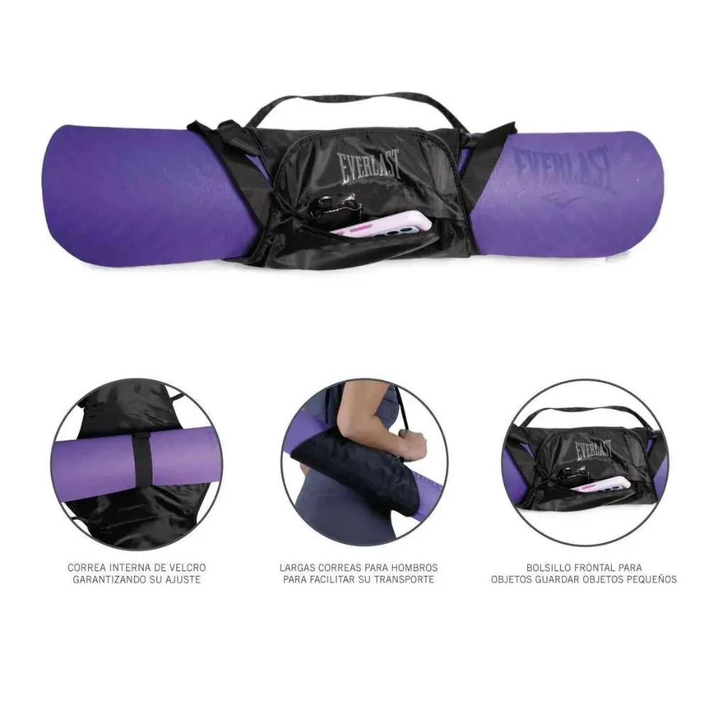 Everlast Yoga Mat Carrier Bolso Para Colchoneta Black