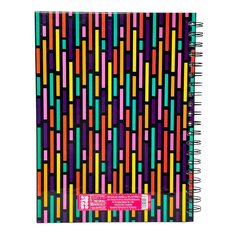Fantasy Notebook Cuaderno 5 Materias Tapa Dura Diseños Surtidos - Image 24