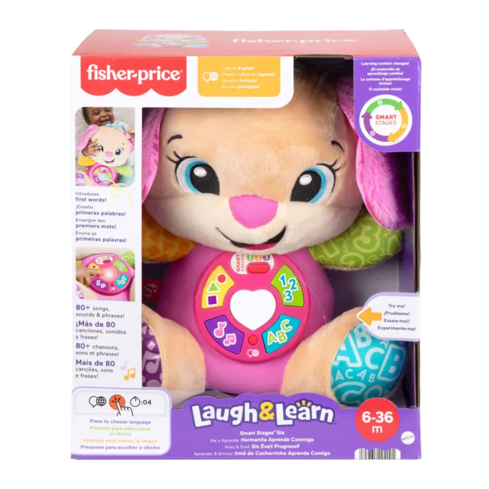Fisher Price Hermanita Aprende Conmigo Rie y Aprende 6-36m