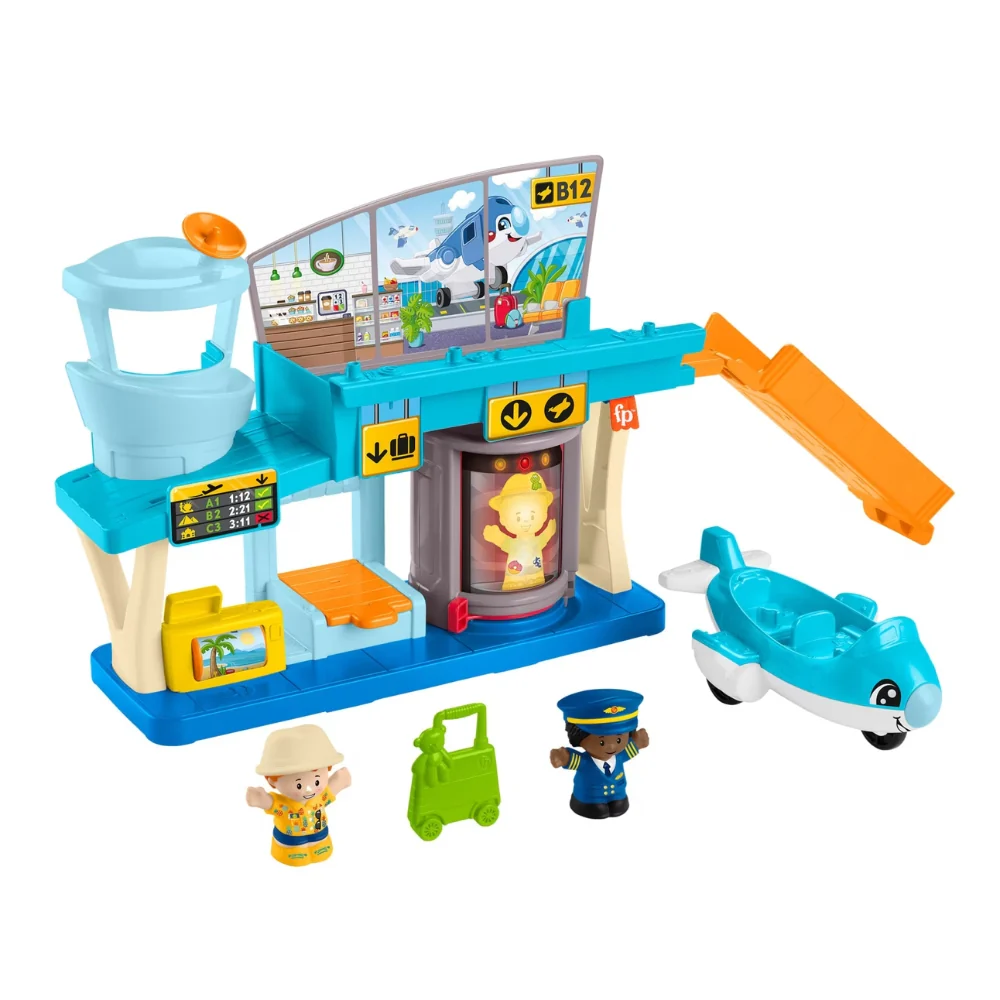 Fisher Price Little People Aeropuerto de Aventuras Diarias 1-5 - Image 6
