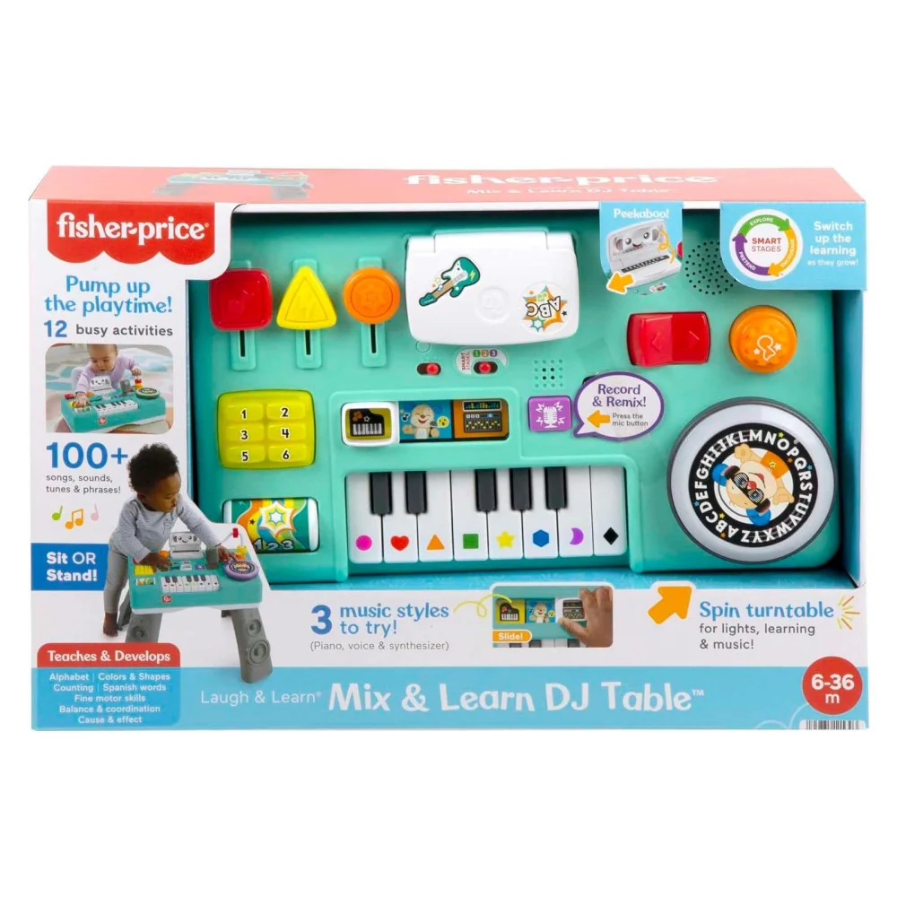 Fisher Price Mix Learn DJ Table 6-36m - Image 2