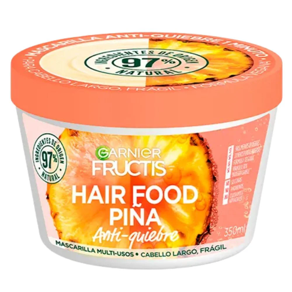 Garnier Fructis Mascarilla Capilar Piña Antiquiebre C Fragil 350ml