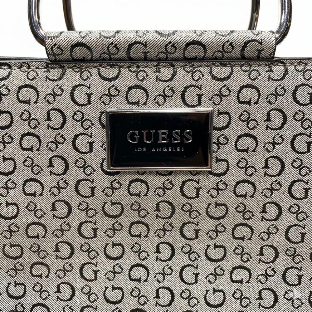Guess Cartera Satchel Jarson Black - Image 7