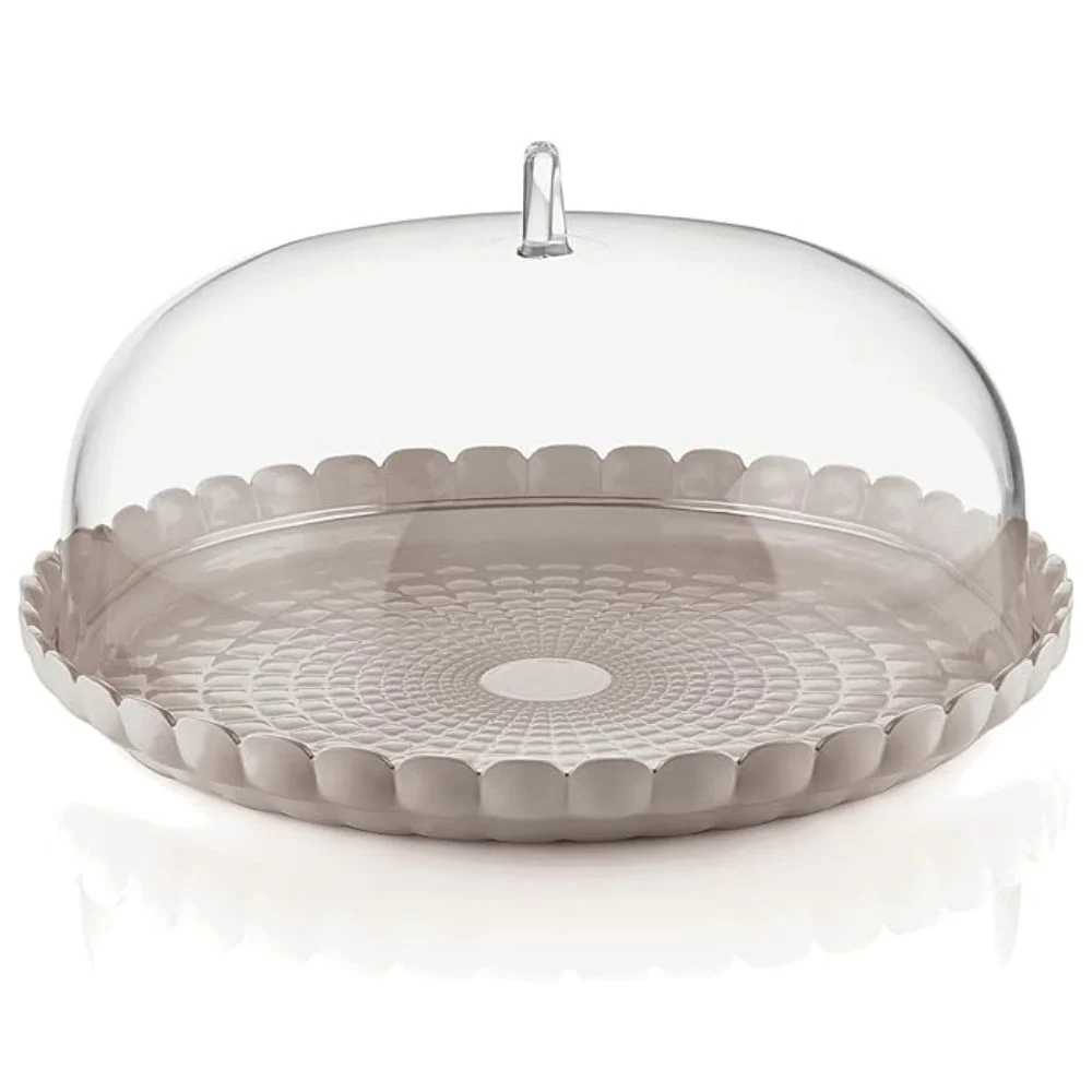 Guzzini Bandeja con Tapa Tiffany Color Taupe 36cm