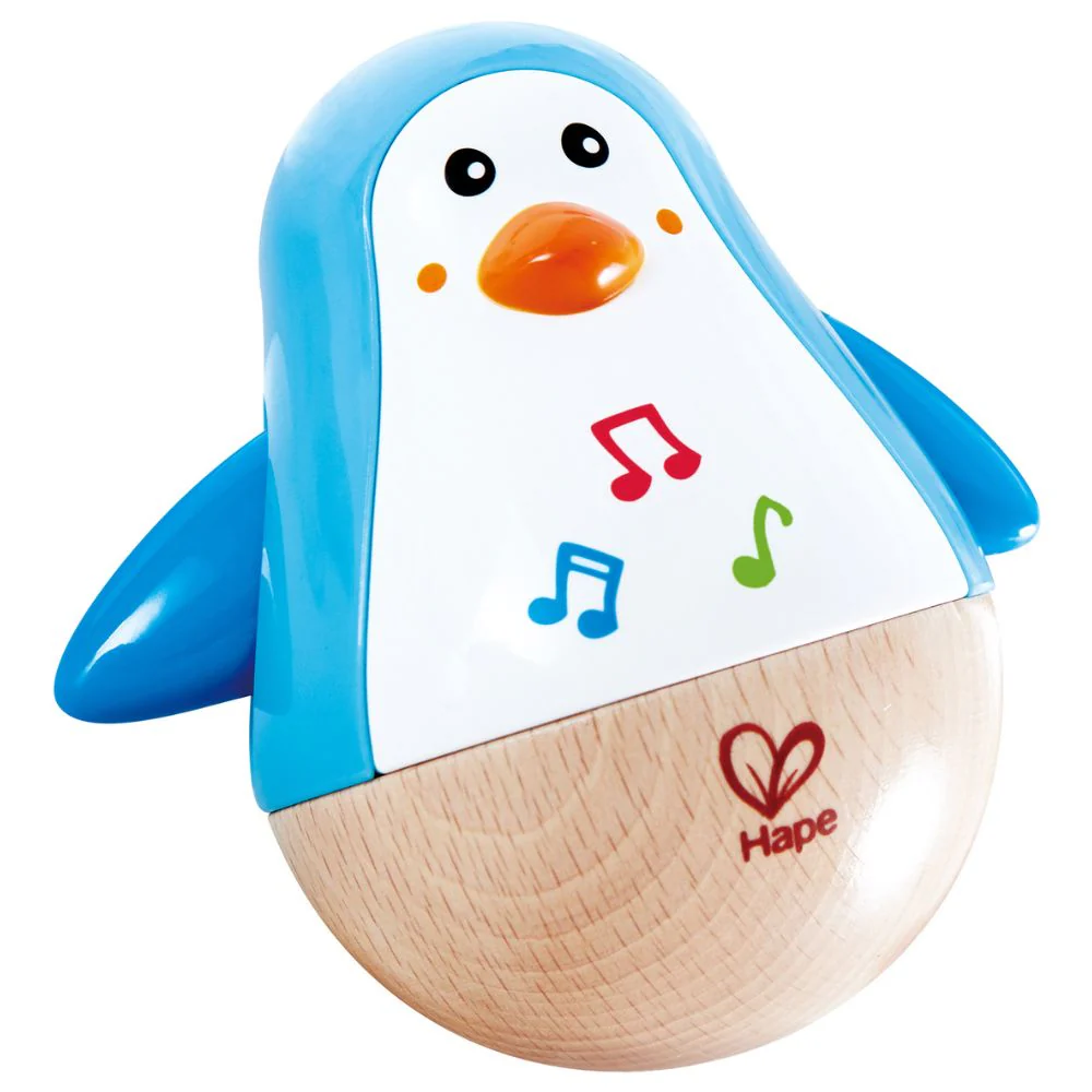 Hape Penguin Musical Wobbler 6-24m - Image 2