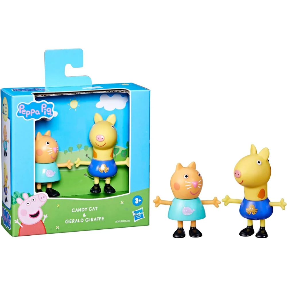 Hasbro Peppa Pig Mejores Amigos Gato De Caramelo Y Gerardo La Jirafa 3+ - Image 2