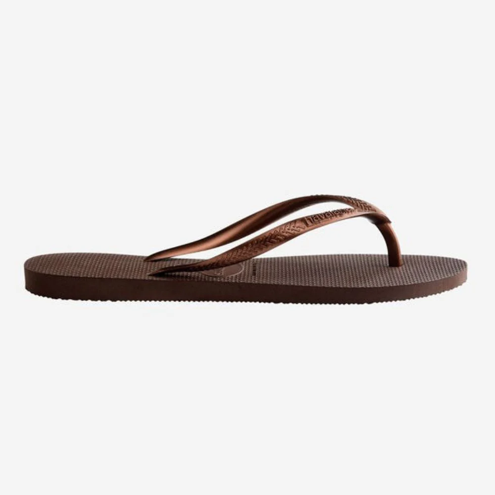 Havaianas Sandalias Para Damas Slim Dark  Brown Metal - Image 5