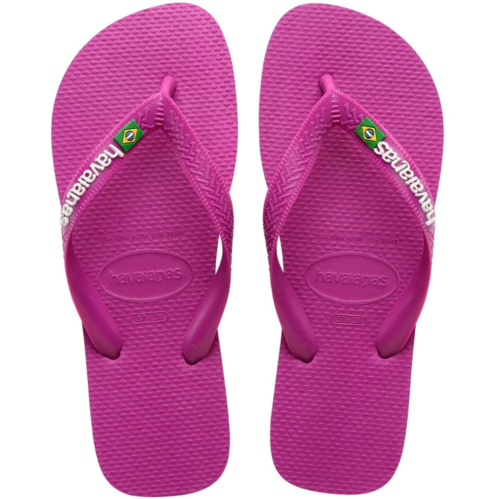 Havaianas Sandalias Brasil Logo Rosa Gum