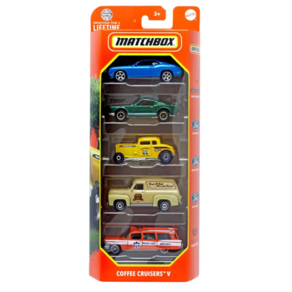 Hot Wheels Matchbox 5 Pack Modelos Variados - Image 2