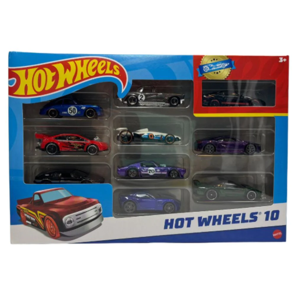 Hot Wheels Pack De 10 Carros Modelos Variados - Image 2